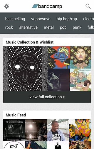 Bandcamp app2.2.16截图