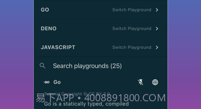 Code Playgroundv3.4.10截图