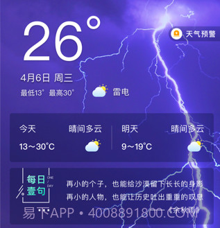 心怡天气预报v1.0.15截图
