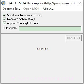 ex4 to mq4 最新版工具v2.51截图