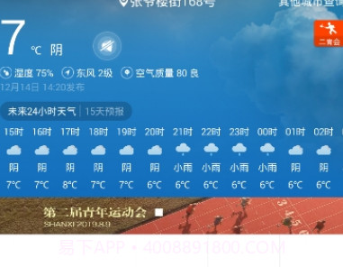 山西气象v2.1.18截图