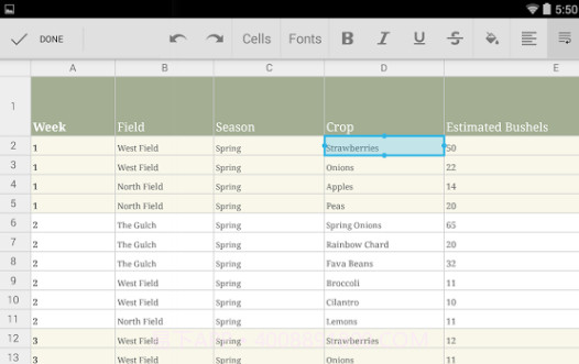 Google表格v1.8.292.09.13截图