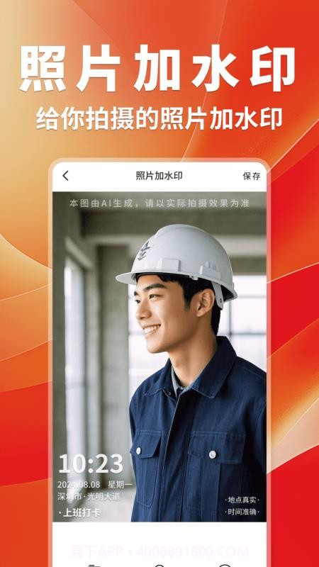 工作打卡水印相机官方正版v1.0.3截图