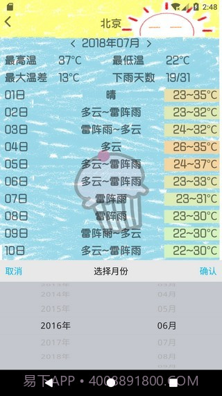 历史天气截图3 历史天气截图3