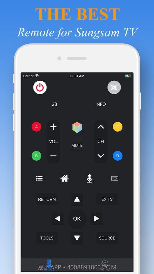 RemoteControlTVforSamsung截图1 RemoteControlTVforSamsung截图1