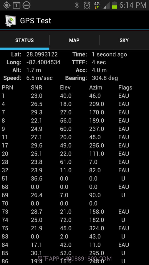 gpstest截图2 gpstest截图2