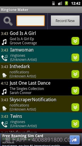 铃声剪辑器  Ringtone Maker截图1 铃声剪辑器  Ringtone Maker截图1