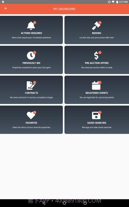 Xome房地产拍卖截图8