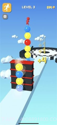 踩球快跑(Stack Rider)截图3 踩球快跑(Stack Rider)截图3