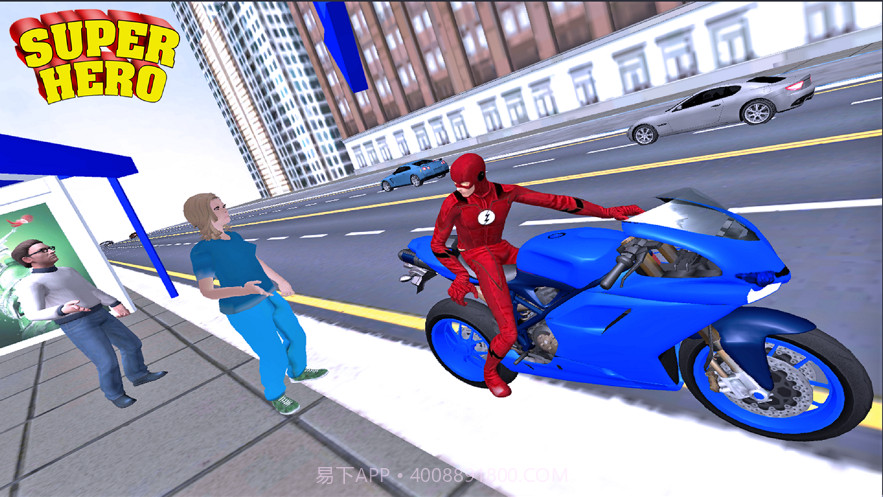 SuperheroBikeTaxiSimulator截图2 SuperheroBikeTaxiSimulator截图2
