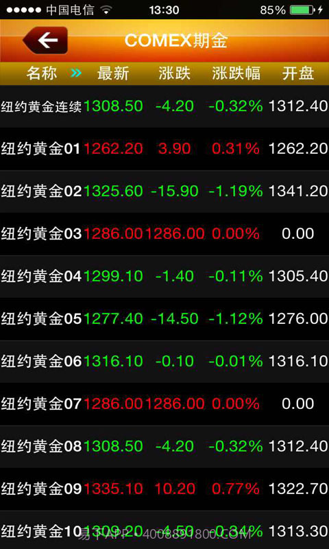 金一贵金属截图1 金一贵金属截图1