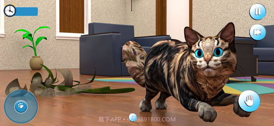 怀孕的猫和可爱的小猫游戏截图4 怀孕的猫和可爱的小猫游戏截图4