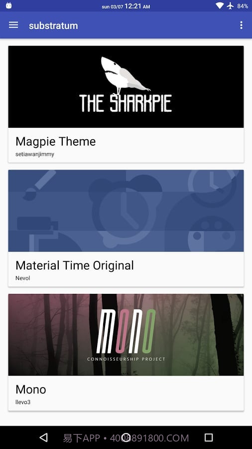 substratum lite主题管理截图3