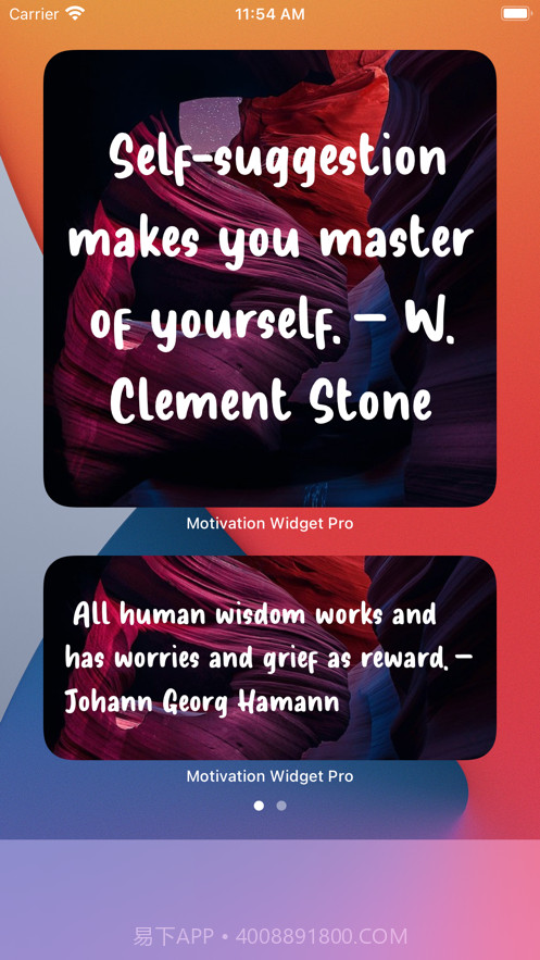 MotivationWidget:DailyQuote截图1 MotivationWidget:DailyQuote截图1