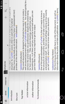 LaTeX编辑器截图2