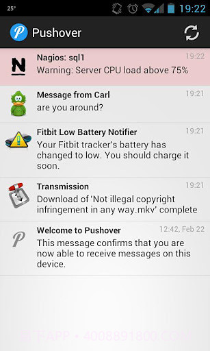 Pushover通知栏截图1