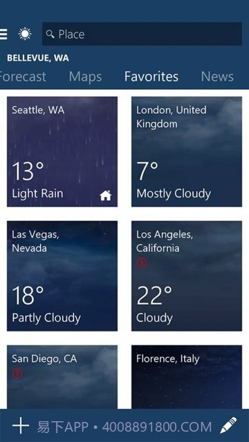 msn微软天气截图3 msn微软天气截图3