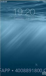 iOS 8 lock screen截图2 iOS 8 lock screen截图2