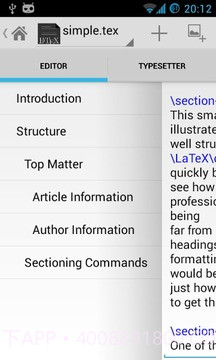 LaTeX编辑器截图7