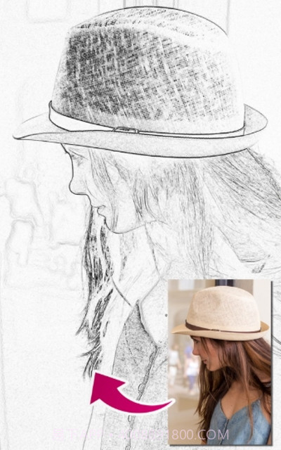 肖像素描相机截图2