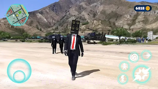 开放世界生存-马桶人监控人对决截图1