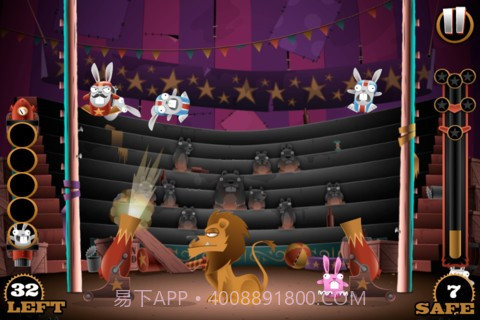 拯救兔子 Stunt Bunnies Circus截图3 拯救兔子 Stunt Bunnies Circus截图3