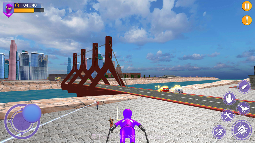 火柴人大作战绳索英雄截图3