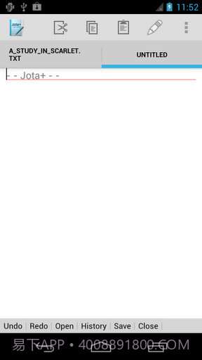Jota+文本编辑器截图2