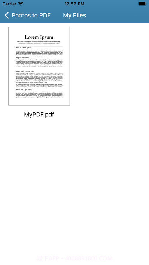 转换照片到PDF扫描器截图6