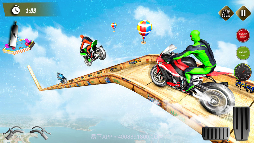 蜘蛛英雄摩托特技截图2 蜘蛛英雄摩托特技截图2