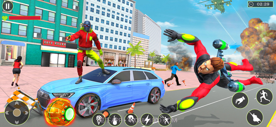 大蜘蛛绳英雄城截图4 大蜘蛛绳英雄城截图4