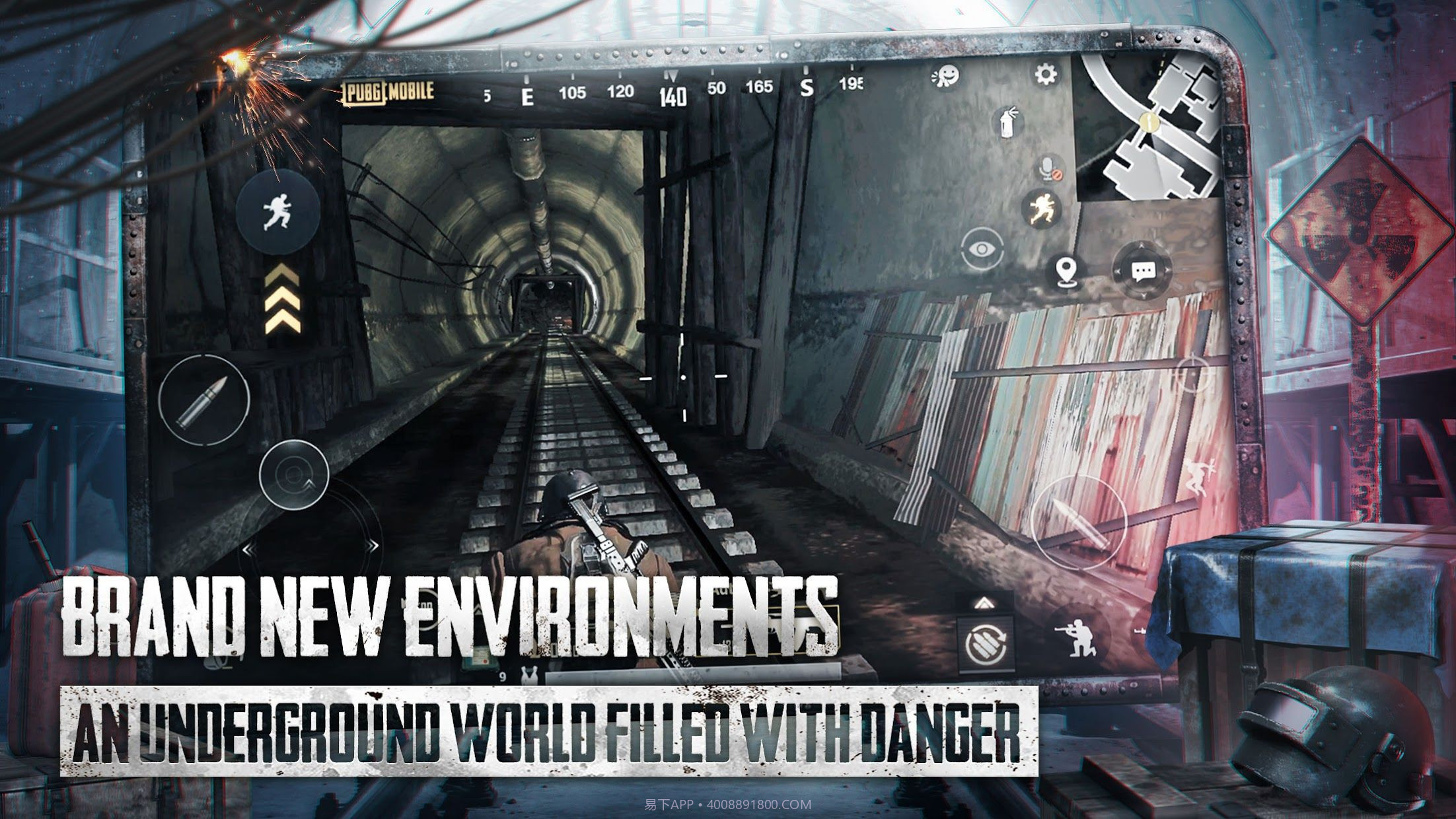 pubg国际服手游地铁逃生模式截图3 pubg国际服手游地铁逃生模式截图3