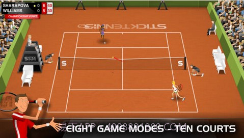 火柴人网球截图3 火柴人网球截图3