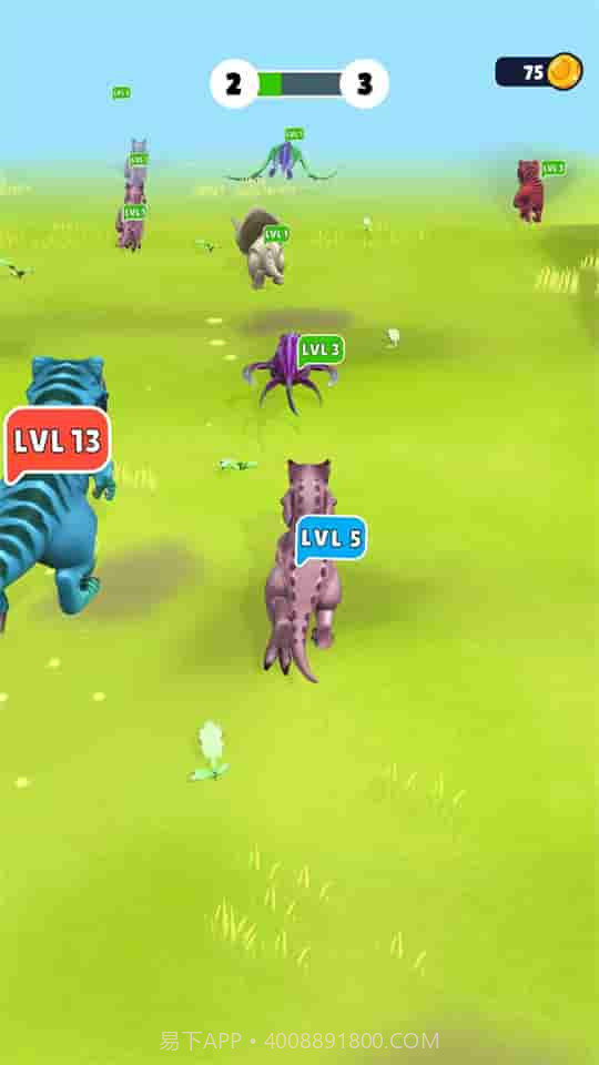 恐龙战争合并奔跑截图3 恐龙战争合并奔跑截图3