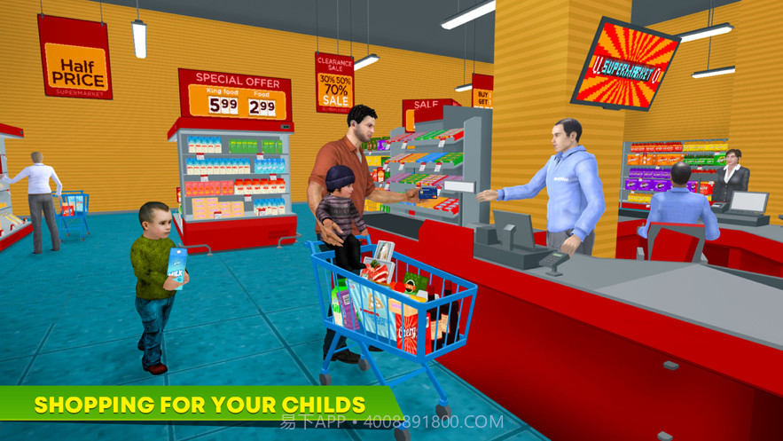 虚拟单爸爸出租车司机截图2