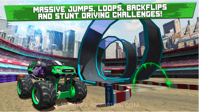 怪物卡车停车模拟截图4