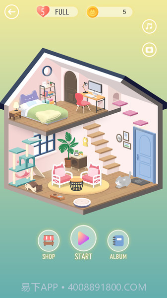 猫咪小屋找不同游戏Find The Differences - A Cat House截图1