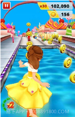可爱公主跑酷截图1 可爱公主跑酷截图1