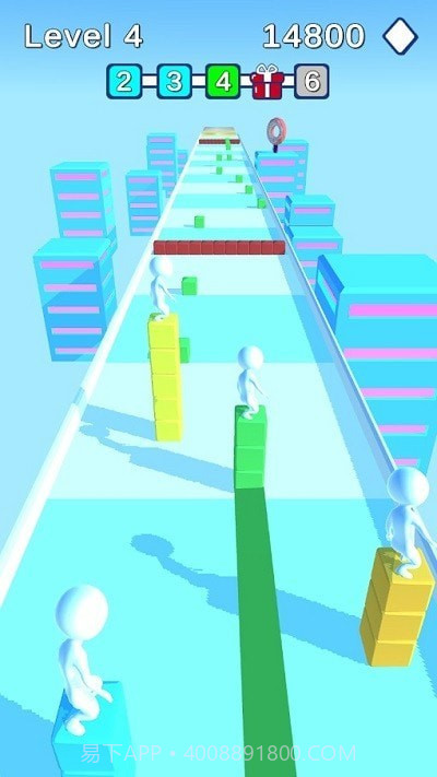 立方体堆叠冲浪竞速截图4