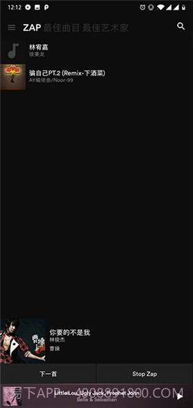 BlackPlayer EX下载(黑色音乐播放器)V20.49 中文解锁版截图1