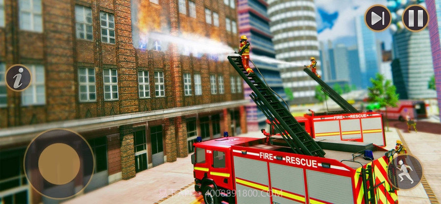 火卡车消防队员救援截图4 火卡车消防队员救援截图4