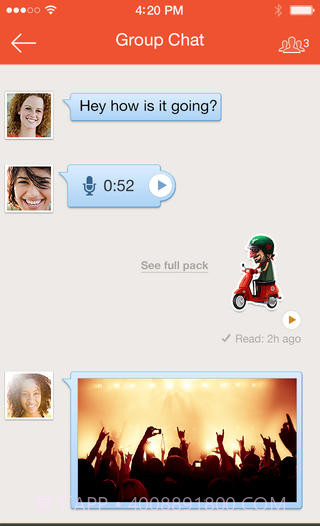 谈客视频电话截图5 谈客视频电话截图5