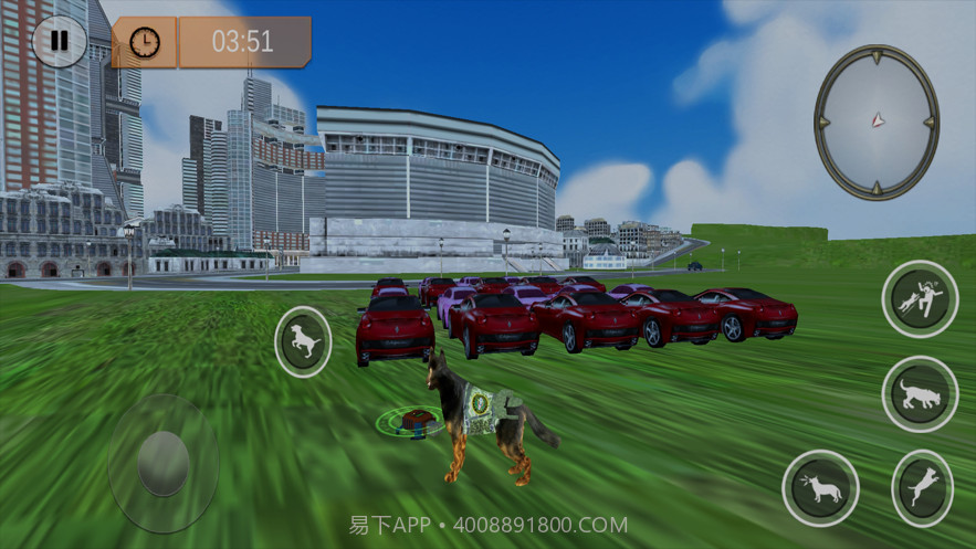 美国陆军军犬追逐截图2