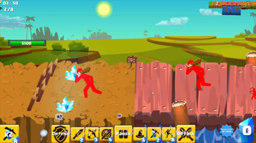 火柴人水晶战争截图1 火柴人水晶战争截图1