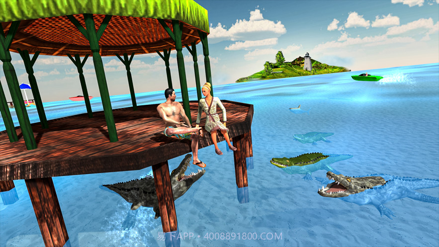 愤怒的鳄鱼恐怖袭击截图3 愤怒的鳄鱼恐怖袭击截图3
