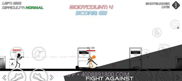 火柴人战争鲜血打击截图1