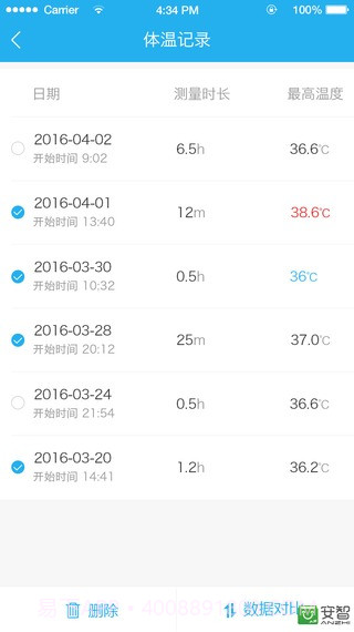 智能体温计（体温测量）截图3