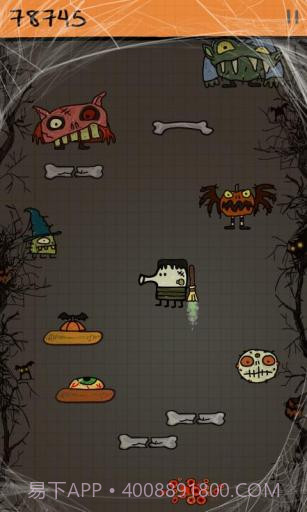 涂鸦跳跃诈尸版 Doodle Jump截图5