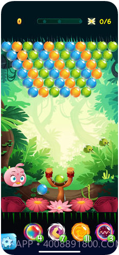 愤怒的小鸟泡泡大战截图2