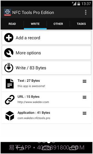NFC Tools PRO截图2 NFC Tools PRO截图2